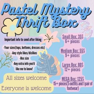 Pastel Mystery Thrift Box